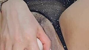 Sexy Colombian Latina indulges in solo masturbation with dildo and vibrator for incredible squirting orgasm.