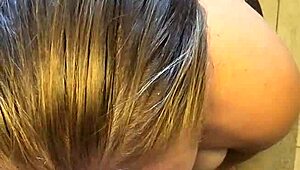 Funny first time attempt at golden shower.