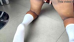 hey, check out this secretary in heels just fisting her juicy pussy at work