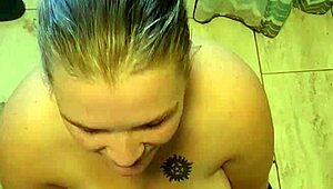 Funny first time attempt at golden shower.