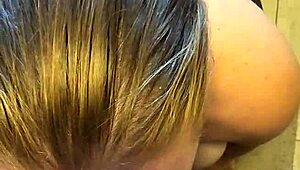 Funny first time attempt at golden shower.