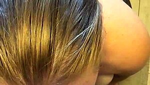 Funny first time attempt at golden shower.