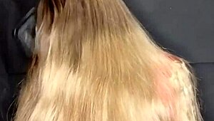 I noticed something unusual with my stepmom's long hair but she stayed calm about it