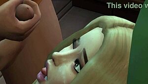 Sims 4 Hot Teen Sucks Multiple Cocks at Local Bar