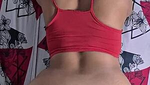 I couldn't resist watching my Colombian wife resting and ended up masturbating while gazing at her.