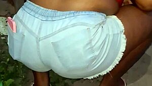 Big-Ass Neighbor Cleans Backyard