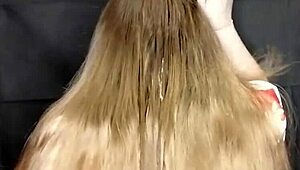 I noticed something unusual with my stepmom's long hair but she stayed calm about it