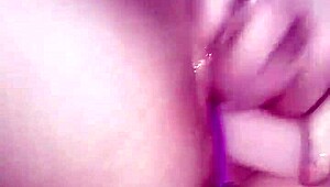 girlfriend enjoys some fun time playing with her favorite toys in a relaxed session