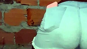 Big-Ass Neighbor Cleans Backyard