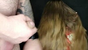 I noticed something unusual with my stepmom's long hair but she stayed calm about it