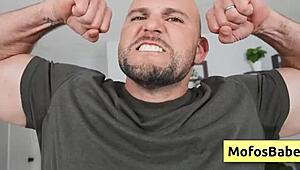 Hey petite blondie teen, ready to get seduced by that muscular bald dude near the lake? Joey White and JMac going at it hard.