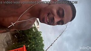 watching the sunrise while having a nice moment on the beach with young milf