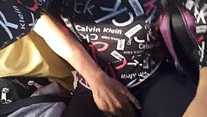 Oh man, new ways to flirt on the bus! Stranger touches my big natural tits milf ass while traveling to visit husband, we end up doing crazy sexy stuff!