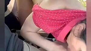 Hvorfor rykker MILF Gabriella så hardt i digre kuken til hun svelger all melka?