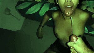 hey that nasty filipina slut with big ass wanted interracial blowjob and hard fucking from friend 😈