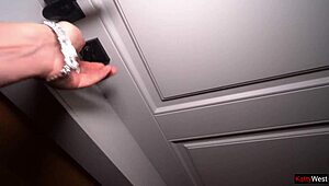 Rough Bedroom Doggystyle with Creampie in Tight Pussy at Home Party