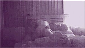 Amateur brunette couple fucks loudly with boyfriend and girlfriend moaning in orgasm