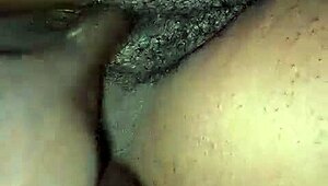 Amateur guy explores his landlady's big fat wet pussy with hands-on play