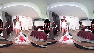 Hey, what if we dive into some festive fun with this tight teen on VRLatina com?