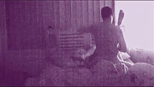 Amateur brunette couple fucks loudly with boyfriend and girlfriend moaning in orgasm