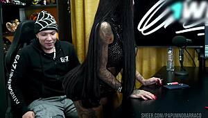 In the podcast, Ruan GOT HORNY as Bibi Griffo TWERKS on his lap sensually during the outdoor interview.