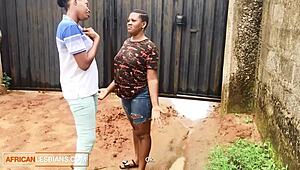 Horny Bbw Ebony Feels So Intense Tonguing Her Stepsister's Juicy Fat Pussy Till Hard Orgasm