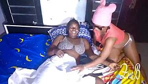 Zainab and Blacka share their fourth collaborative moment in an amateur homemade setup with big assets and passion