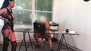 Can you believe edens very first anal with deepthroat gagging and cumshot swallow?