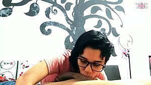 Excitante Latina Teen Carahoneyy Swallows Cum Three Times After Intense Blowjob