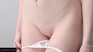 Skinny slut, you love sudsing up that big cock, don't you