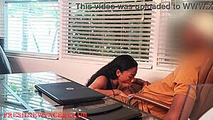 Can you believe edens very first anal with deepthroat gagging and cumshot swallow?