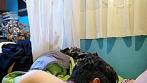 a homemade story where the teacher arrived hard and spread her shaved legs for full entry