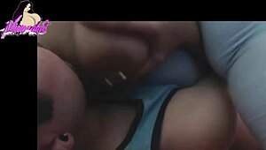 Oh yeah, this chubby slut is riding me hard in pov, moaning like crazy.