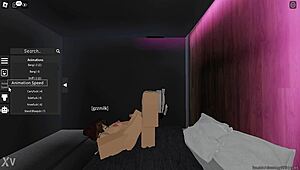 My Gf Gives Me A Footjob In Roblox While We Play And Chat Online