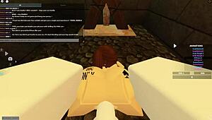 in a casual story, someone dives into 118 roblox porn with ass shaking and wet tits