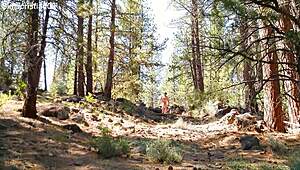 oh man, i'm out here on this naked hike up and down the hill, feelin' all exhibitionist in sheer stuff, ya know? like totally exposed...