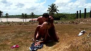 Barbie Banks Slutty Brazilian Blonde Girlfriend Craves Ass Filling Action