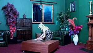 Why Leave Fishnets On When Big Cock Pounds Cougar Asshole In Doggystyle?