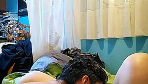 a homemade story where the teacher arrived hard and spread her shaved legs for full entry