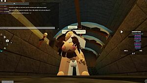 in a casual story, someone dives into 118 roblox porn with ass shaking and wet tits