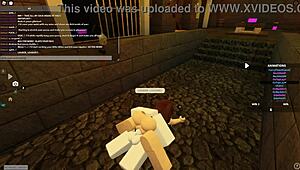 in a casual story, someone dives into 118 roblox porn with ass shaking and wet tits