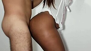 come on, teen ebony gives up her tight ass for hard fucking