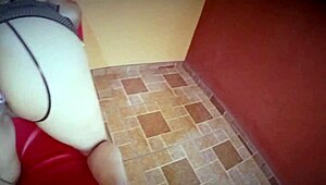 hey check out our first homemade amateur video with real latina sex in lingerie