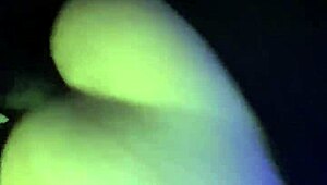 sexy phat booty milf in black lingerie bent over getting smashed by big cock in garage pt 1