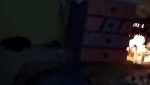 Oh man, we started watchin' porn and she just grabs my dick, massagin' it till I cum all over, like totally emptyin' me out!