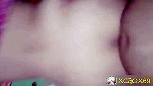 I feel so overwhelmed with passion while fucking my wife doggystyle until she cums hard on the condom.