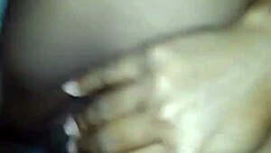 Amateur Ebony BBW with Big Tits Gets Anal Massage and Licking Before Assfucking Creampie