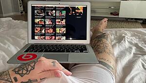 Big booty brunette babe bends over for deep pov fucking with loud moaning