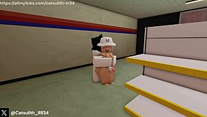 We snuck into the convenience store after closing and went wild with rough doggystyle fucking all night.