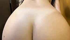 Straight out of the shower, ready for a fresh start in the day